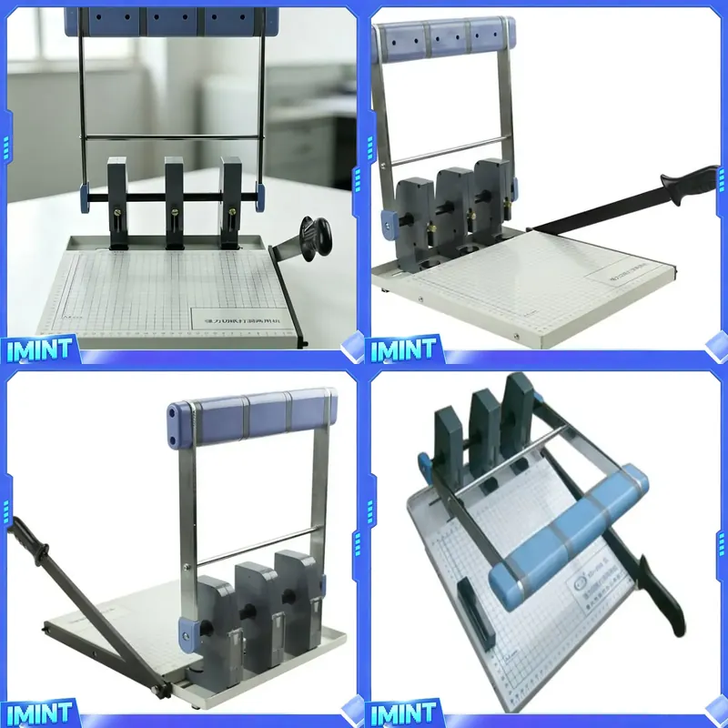 Paper Punch 3 Hole - Perforatrice et découpeuse manuelle WD-XD-250 à