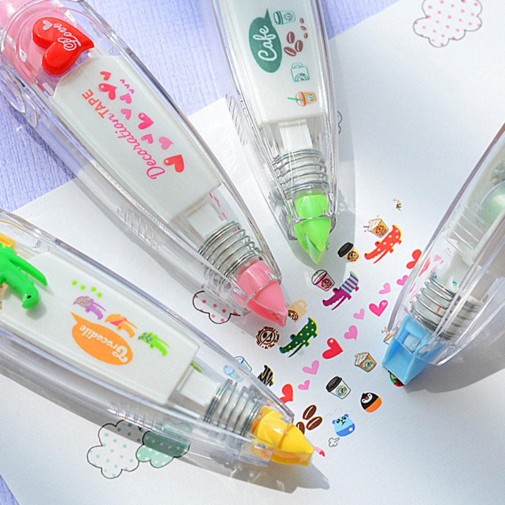 Correction Tape Roller - Bande correctrice décorative mignonne Kawaii, 6mm