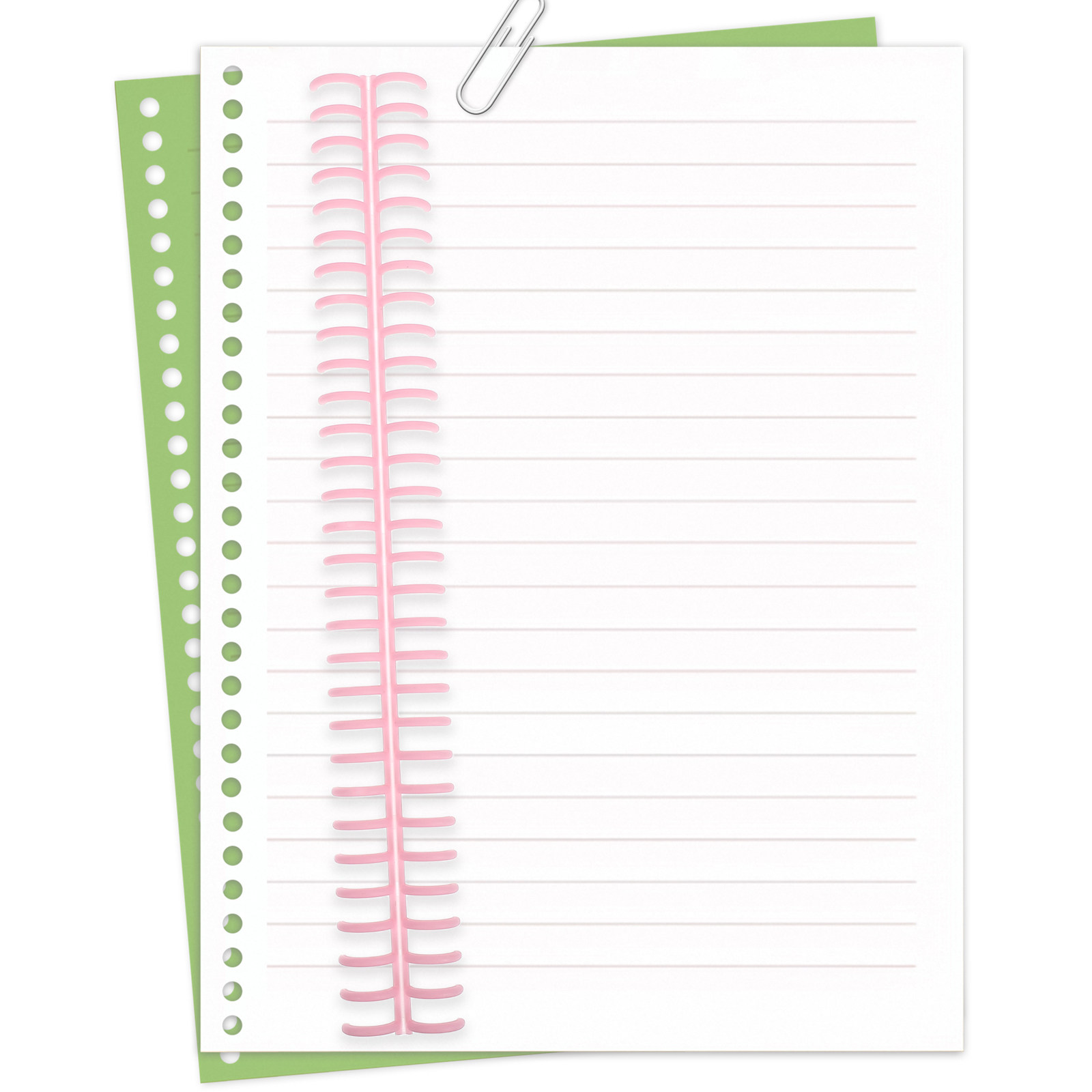 Binding Comb Plastic - 10 anneaux de reliure en plastique
