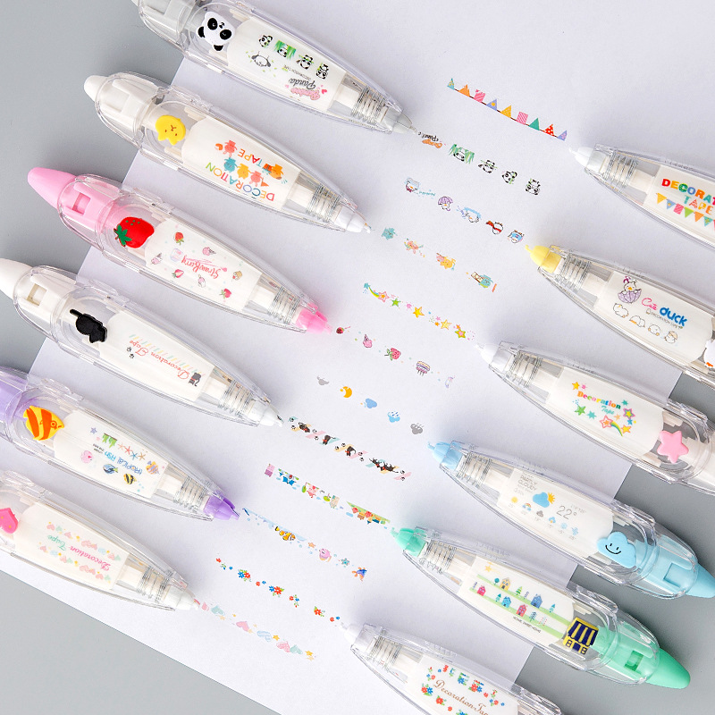 Correction Tape Roller - KawaiiDuck Panda cerise poisson ballon fraise