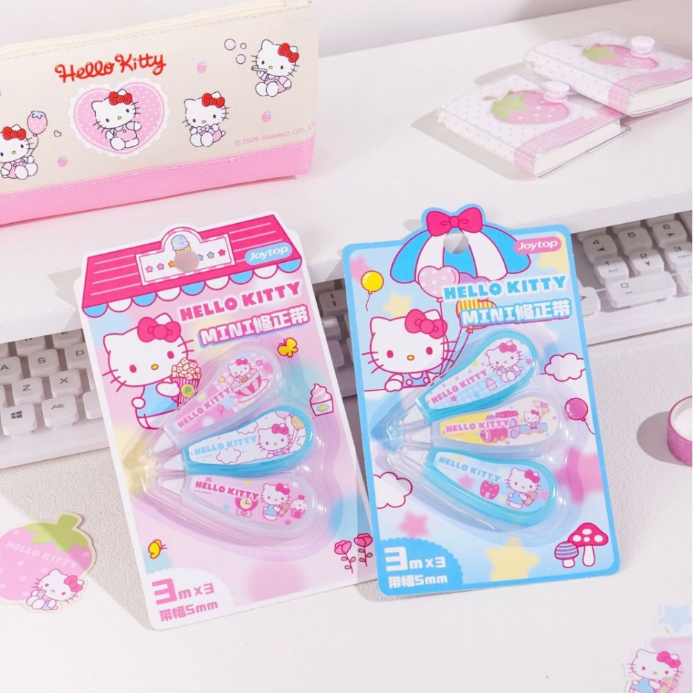 Correction Tape Roller - Ruban correcteur authentique Hello Kitty Sanrio