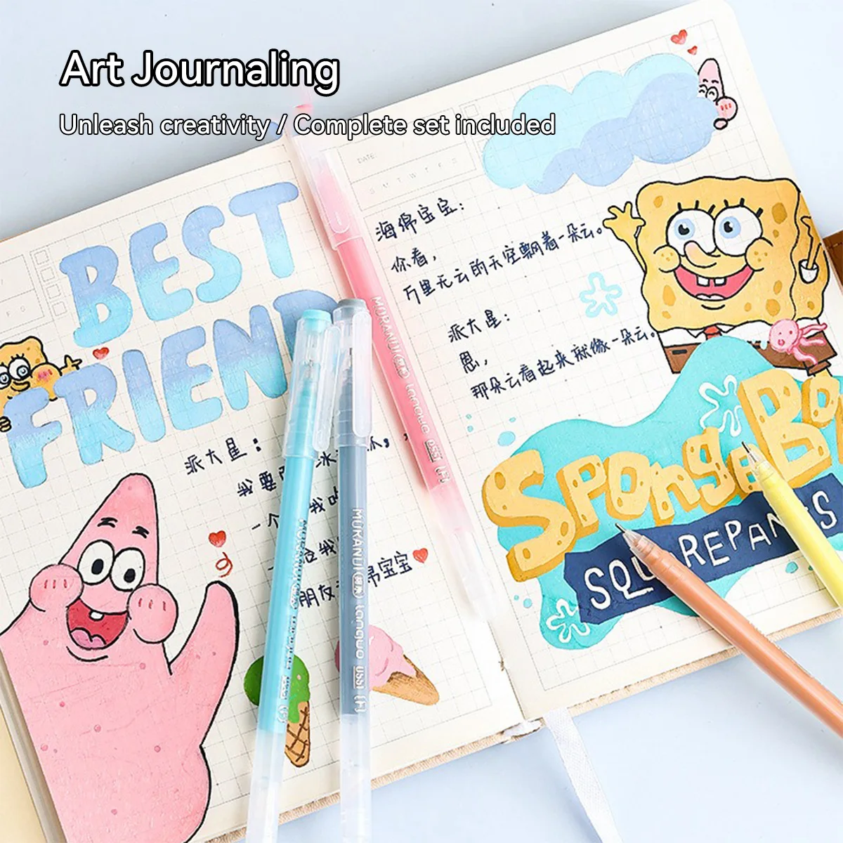 Ensemble de 9 stylos Gel coule - Gel Ink Pen Set avis et prix