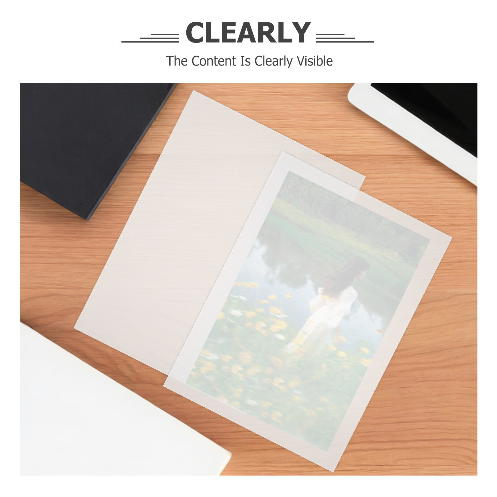 100 feuilles de pochettes plas - Document Laminator Pouch avis et prix