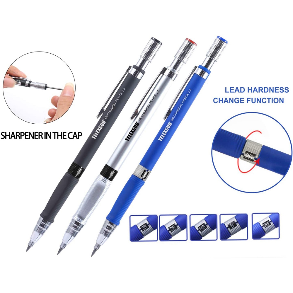 Crayons mécaniques 2B de 2,0 m - Ideal Stationery & Office Supply avis et prix