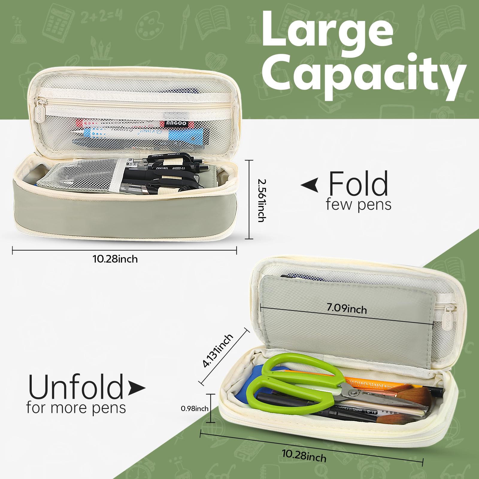 Grande trousse verte, boîte à  - Ideal Stationery & Office Supply avis et prix