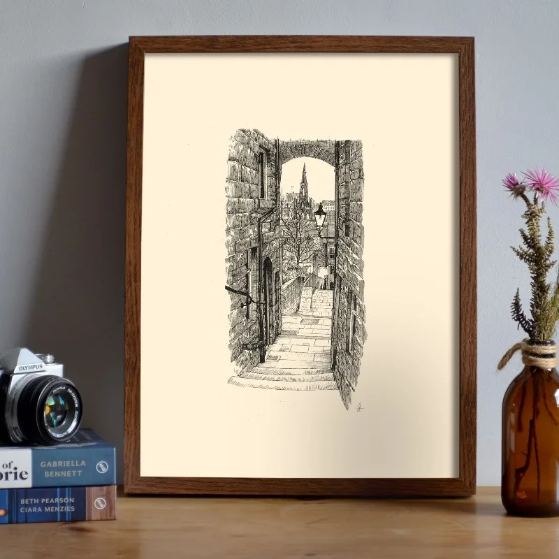 Affiche vintage du Château d'É - Fountain Pen Ink avis et prix